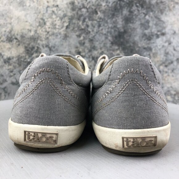 Taos Women's Size 6.5 STAR Grey Low Top Closed Toe Lace-Up Casual Sneakers Shoes - Picture 7 of 13